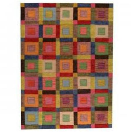 MAT THE BASICS Big Box Multi Color Rectangle Area Rug- 5 Ft. 6 In. X 7 Ft. 10 In. MTBBBXMUL056071